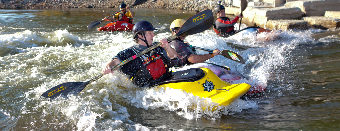 white water kayaking